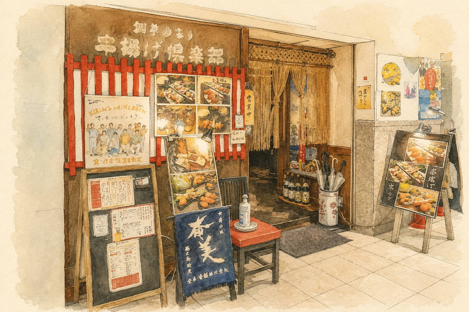 串揚げ倶楽部 入口
